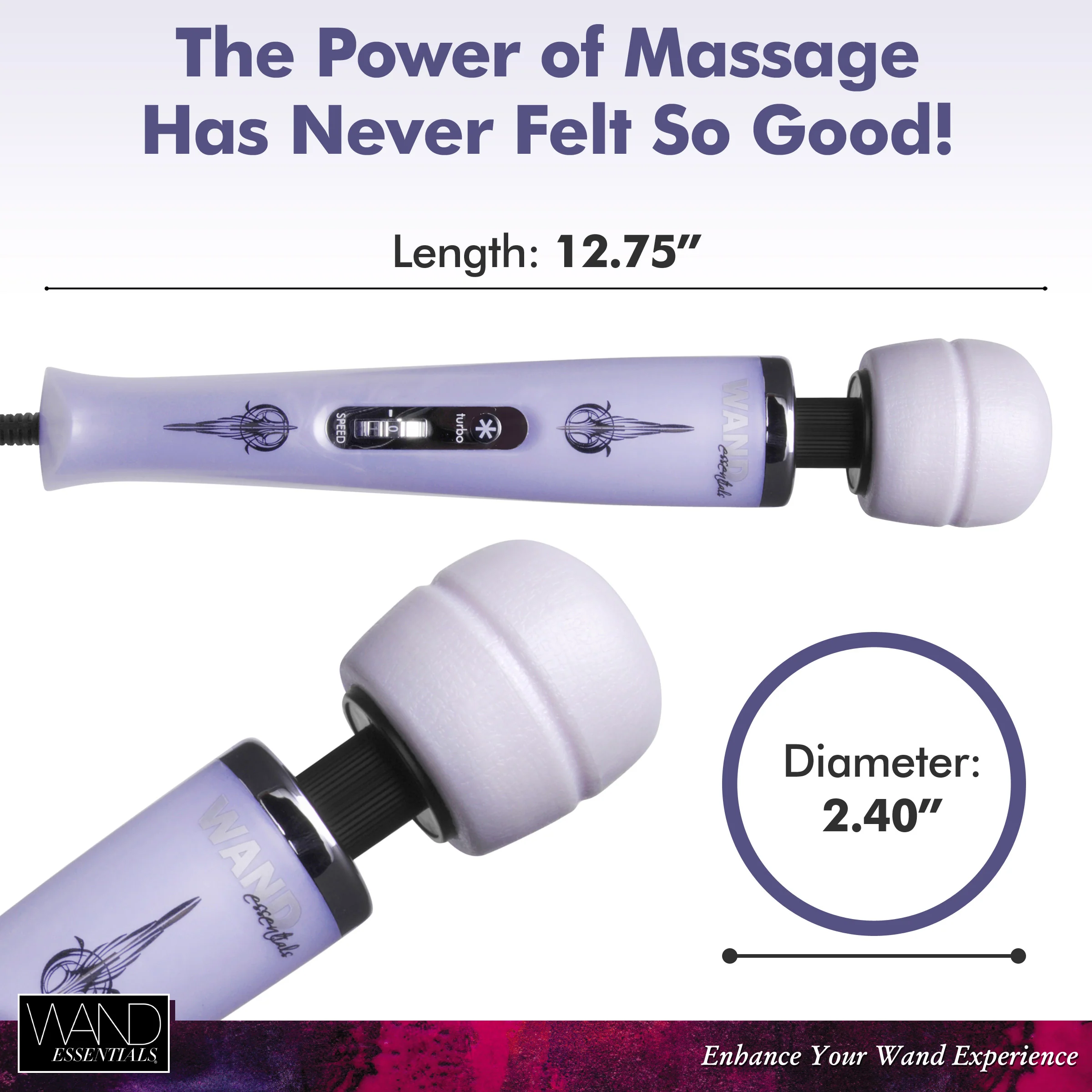 8-Speed Turbo Wand Massager - Image 4