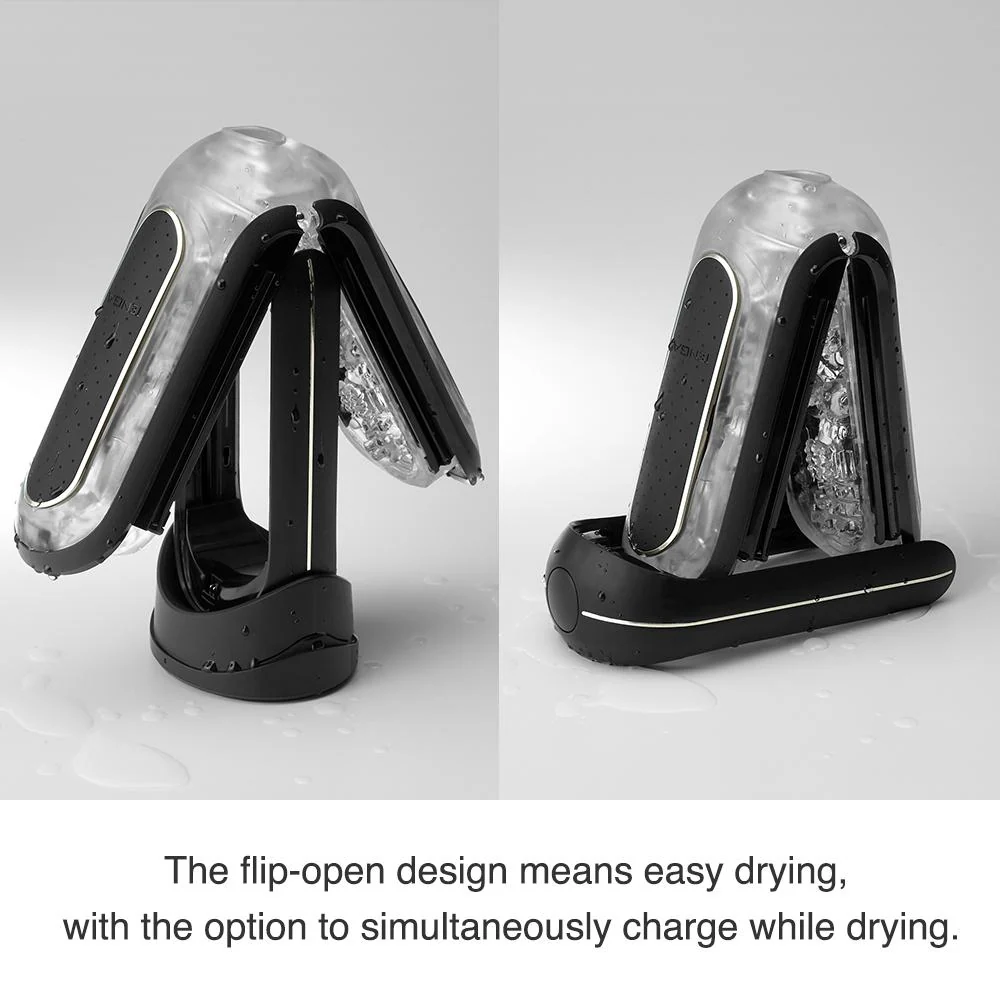 Black Flip 0-Zero Electronic Vibration Stroker - Image 4