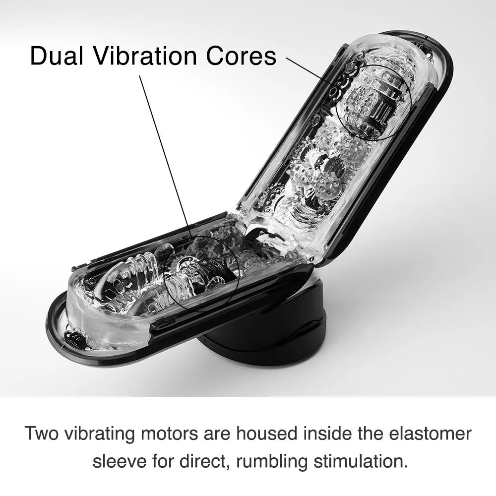 Black Flip 0-Zero Electronic Vibration Stroker - Image 5