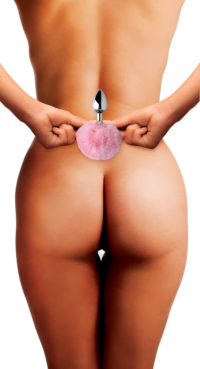 Fluffy Bunny Tail Anal Plug - Image 3