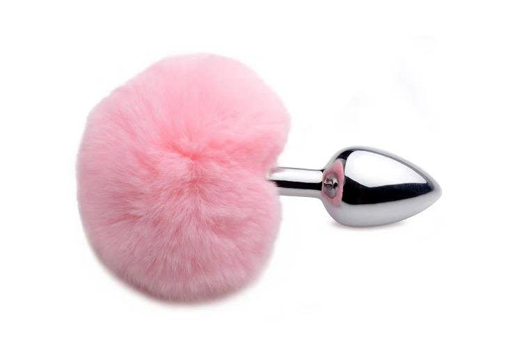 Fluffy Bunny Tail Anal Plug - Image 4