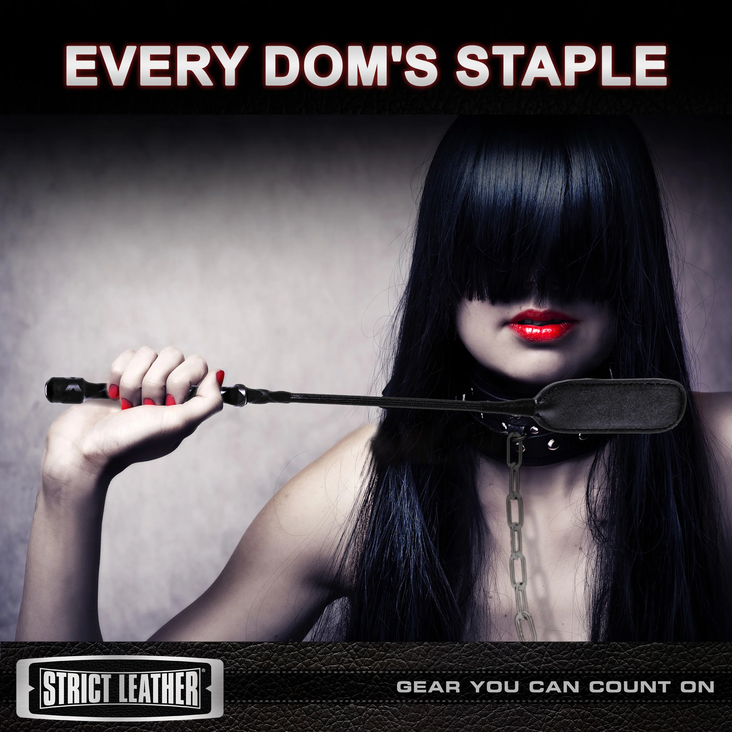 Leather Short Riding Crop - Image 3