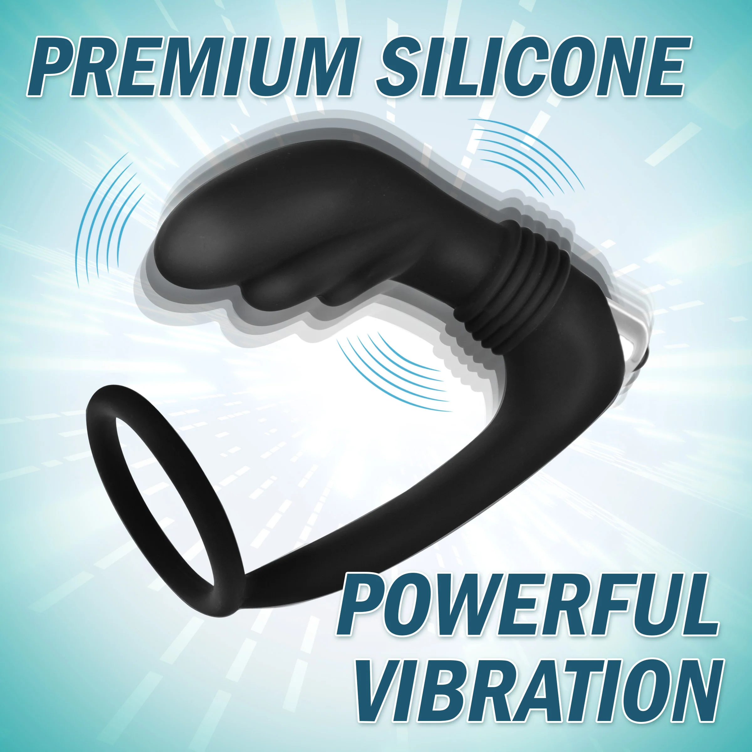 Nova Silicone Cock Ring and Prostate Stimulator - Image 4