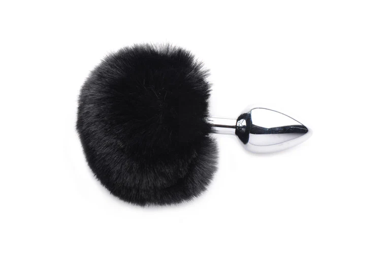 Onyx Bunny Tail Anal Plug - Image 3