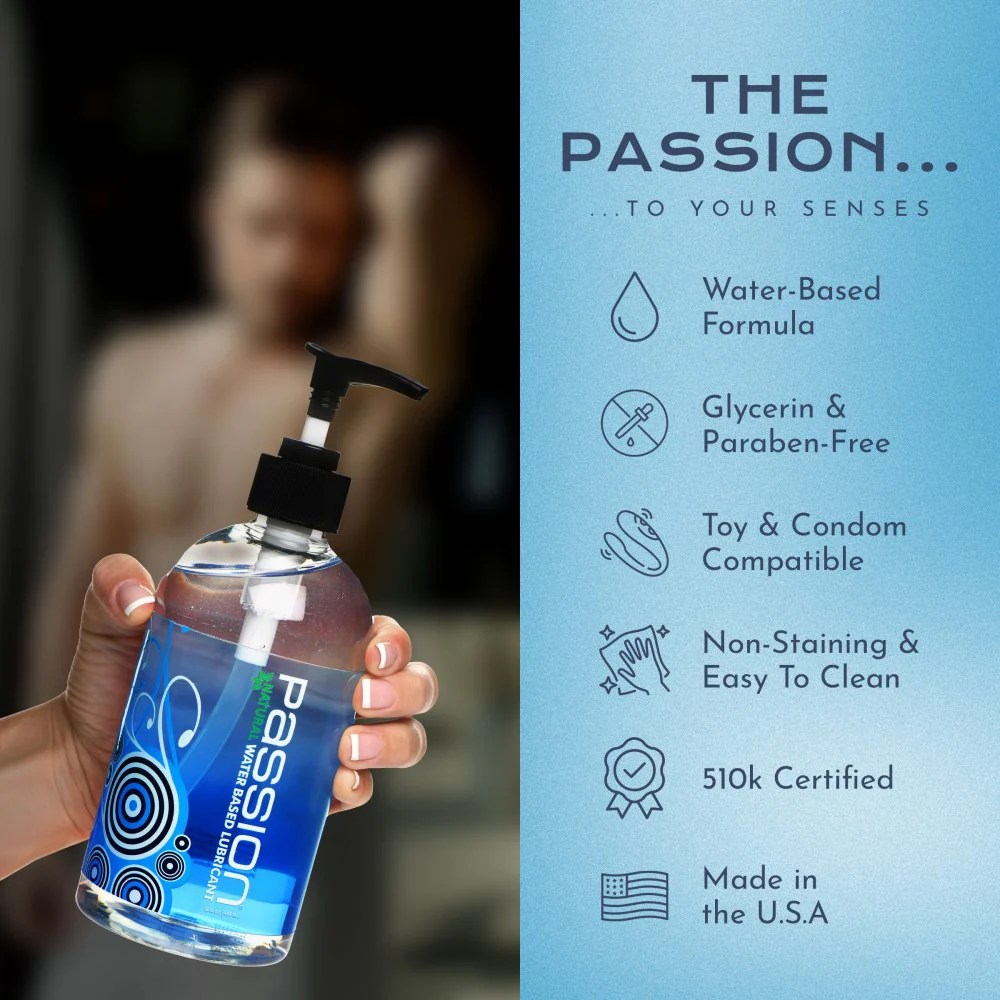 Passion 16oz Natural Water-Based Lubricant - Image 4